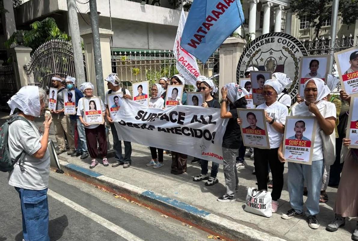 Kin of missing activist Jonas Burgos at Supreme Court