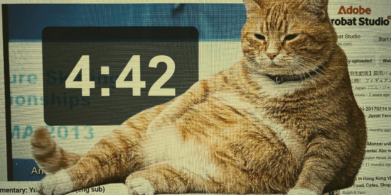 This fat cat forces you to take social media breaks when installed on web browser