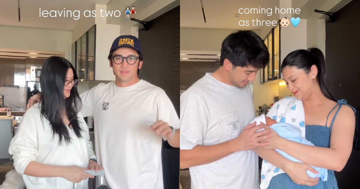Patch Magtanong welcomes first child with husband Joshua Cordoves