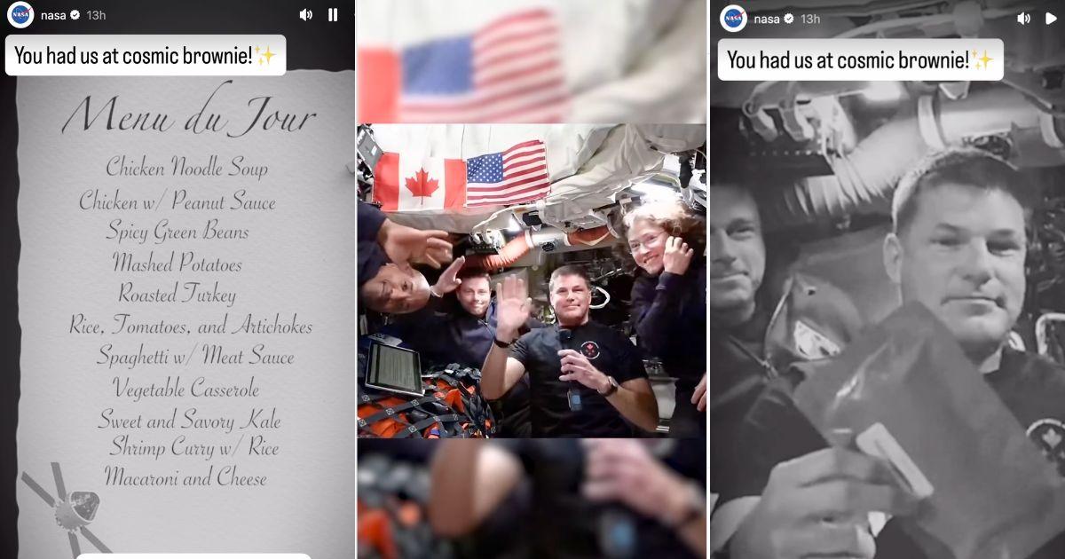 What are the astronauts aboard Artemis II eating? NASA shares 'menu of the day'