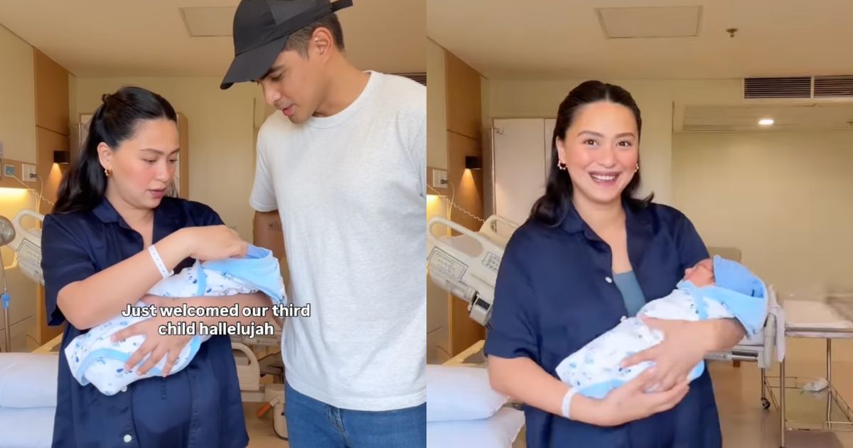 Joyce Pring has given birth to baby #3!