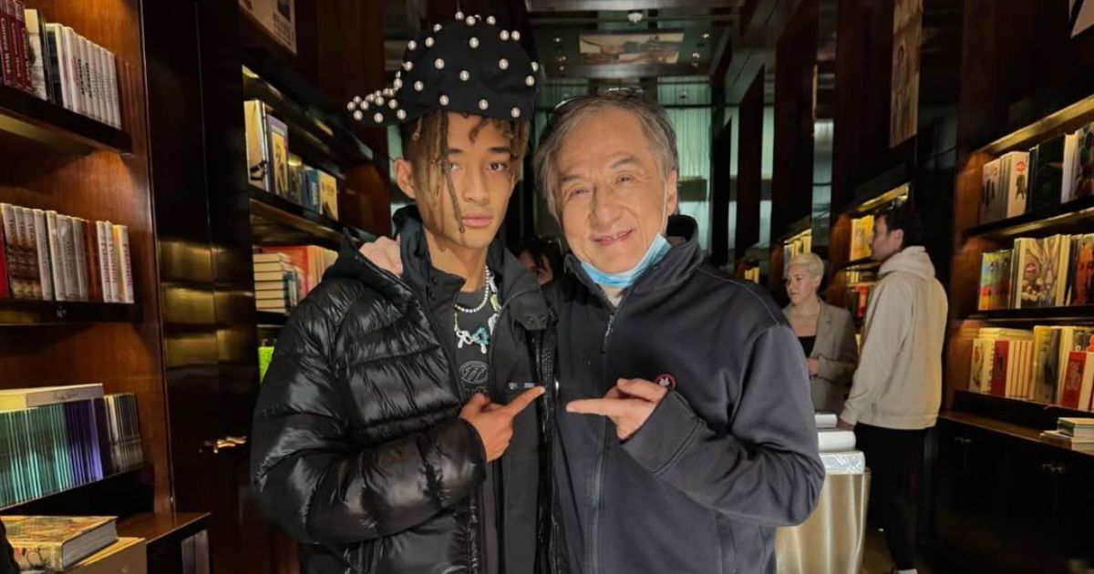 Jaden Smith reunites with 'Karate Kid' co-star Jackie Chan 