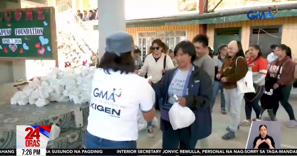 GMA Kapuso Foundation sends help to farmers, truck drivers in Mt. Province