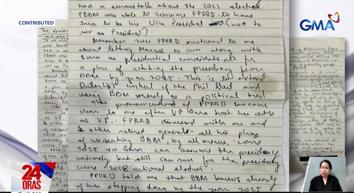 Alleged oust Marcos plot bared in Madriaga's letter