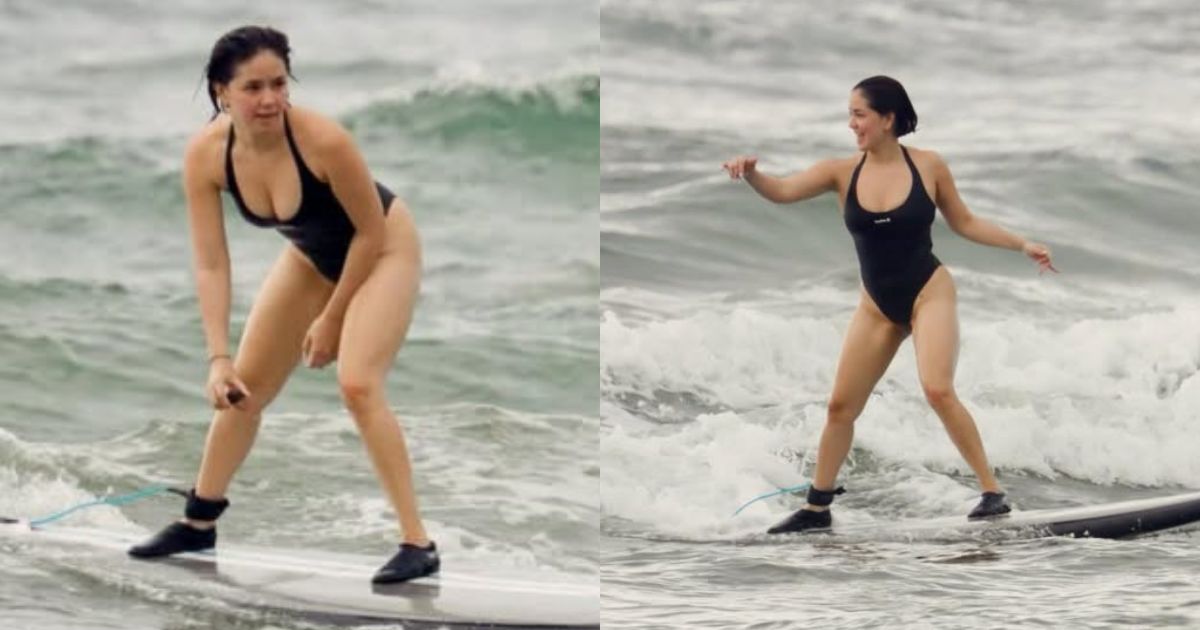 Mikee Quintos shows off impressive surfing skills in Hawaii