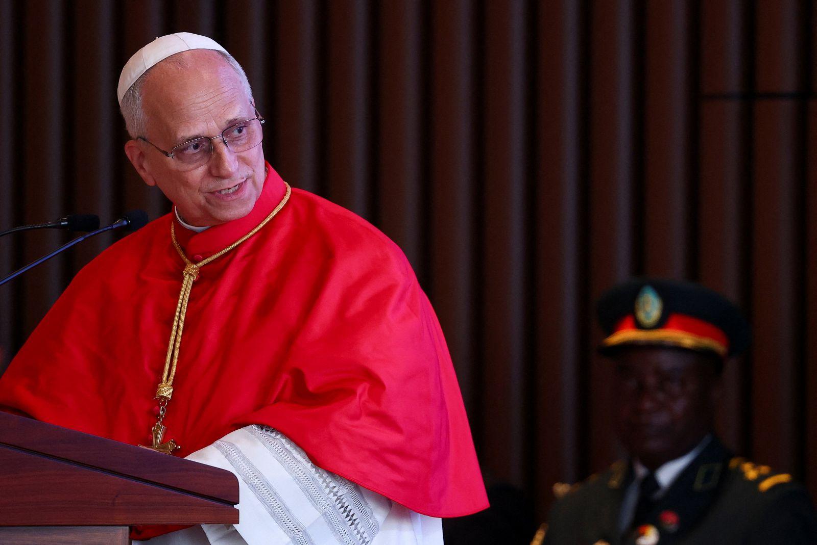 Pope Leo, in Angola, decries 'despots' who exploit resources, make false promises