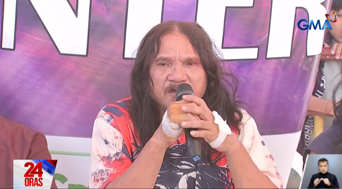 Ruben Enaje, nanalanging matigil na ang giyera sa Middle East habang nakapako sa krus