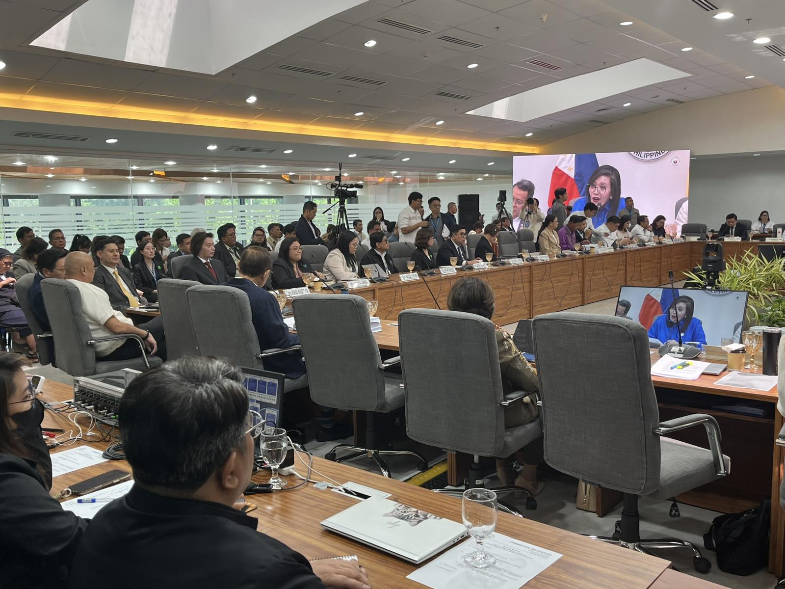 Madriaga, subpoenaed officials attend Sara Duterte impeachment hearing