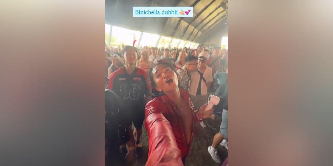 Bretman Rock shows support for BINI in Coachella debut