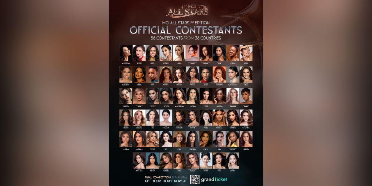 Miss Grand International announces 58 official candidates for All-Star edition