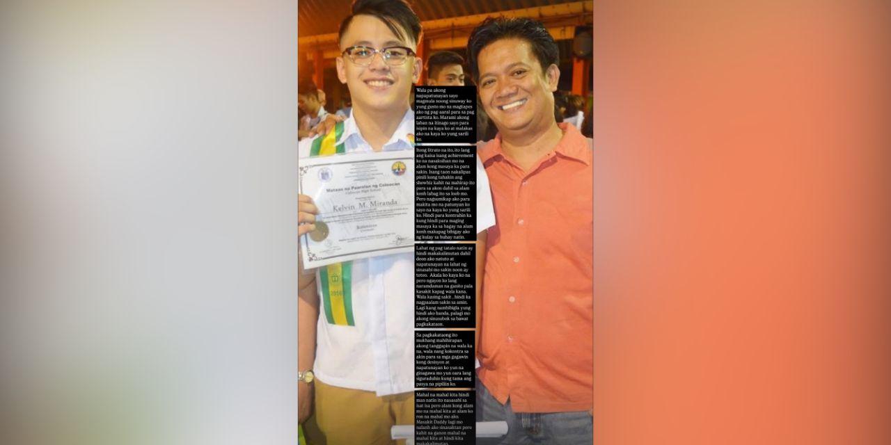 Kelvin Miranda mourns passing of father Patricio: 'Ganito pala kasakit kapag wala ka na'