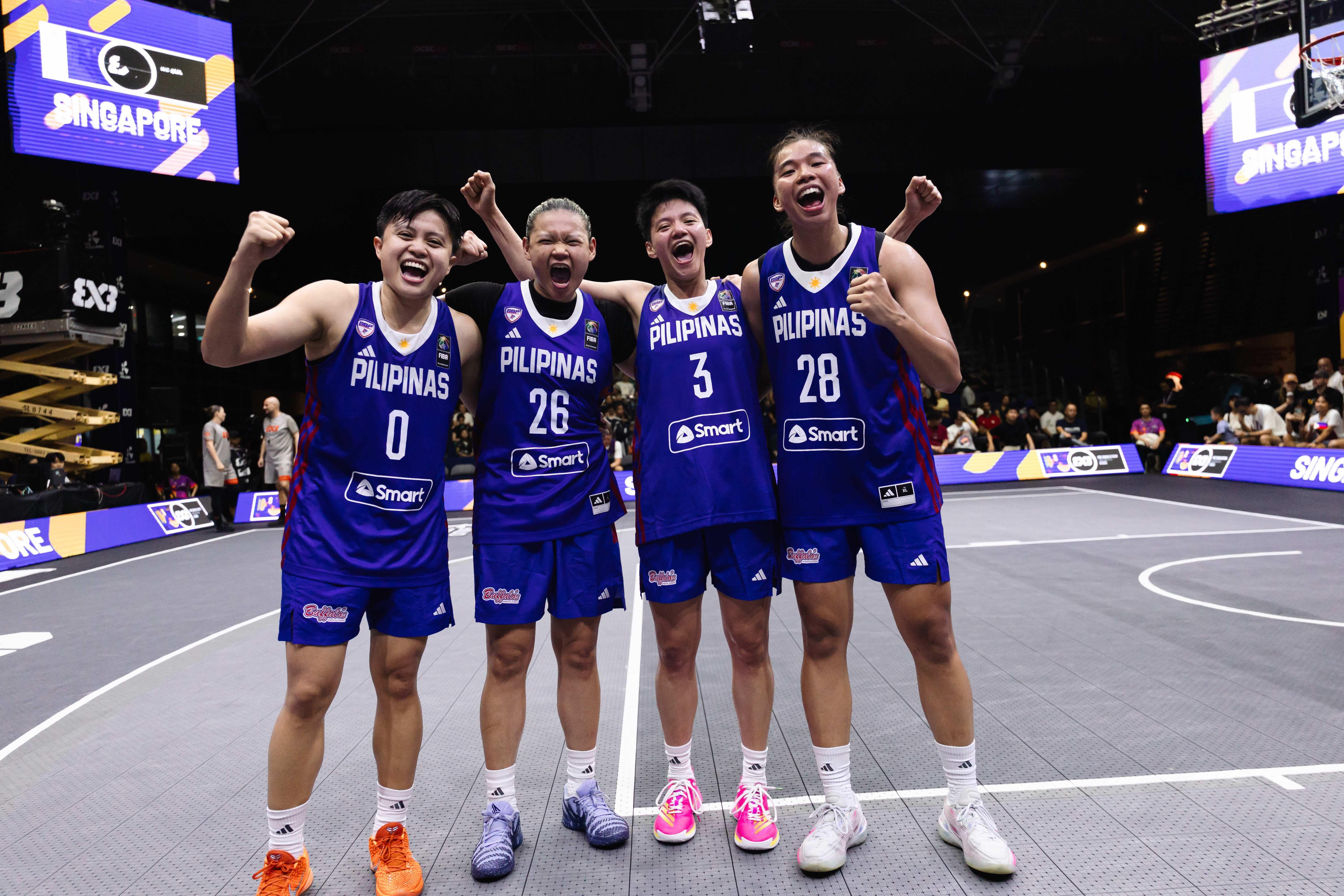 Gilas Pilipinas 3x3 Women grouped with Olympic champion Germany, powerhouse China in FIBA 3x3 World Cup