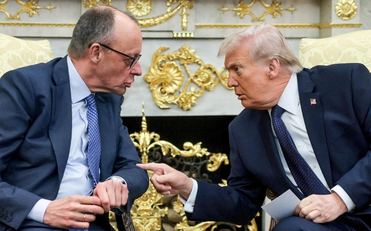 German chancellor downplays row with Trump after troop drawdown announced