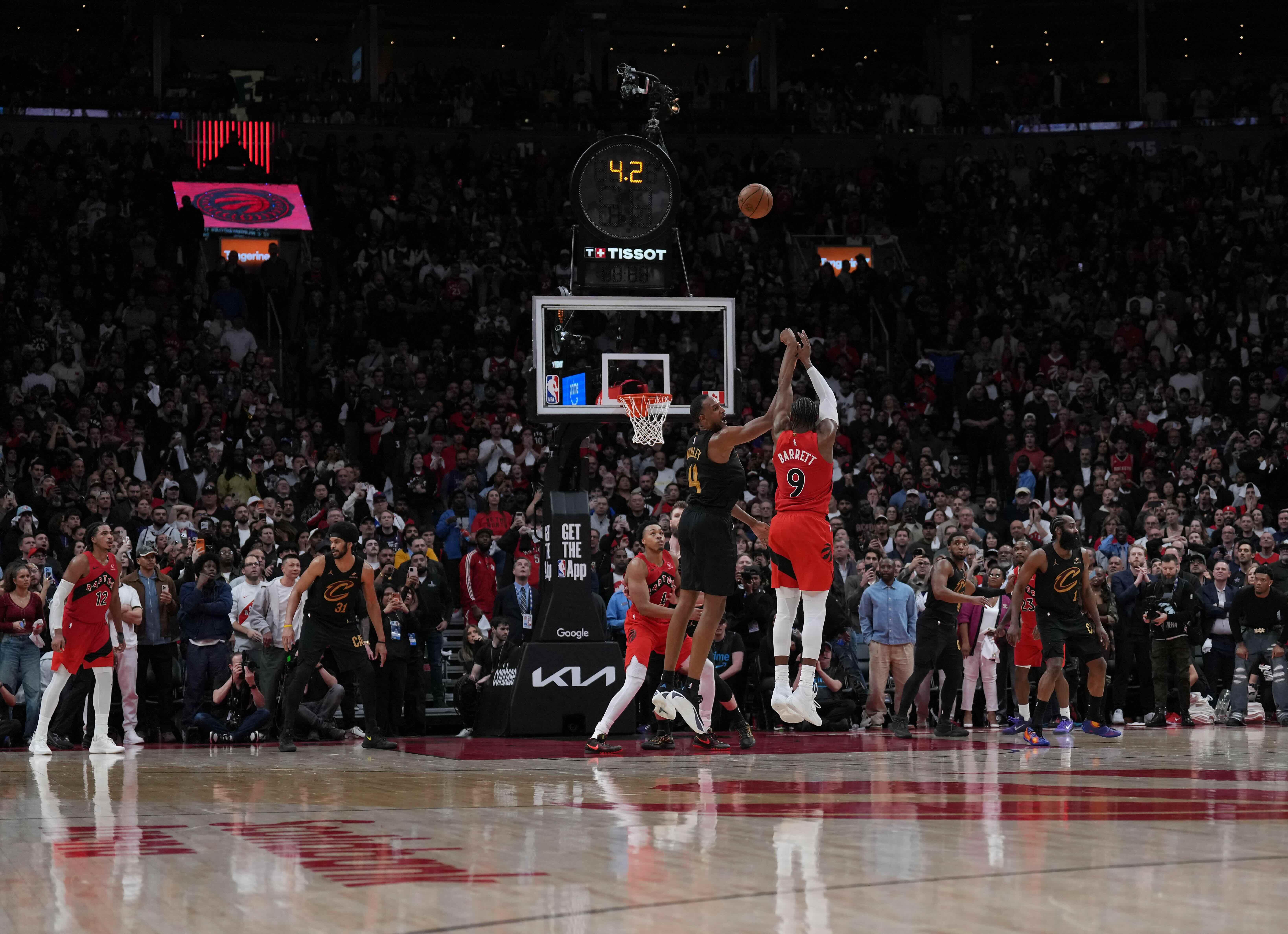 NBA: RJ Barrett's heroics push Raptors-Cavaliers to Game 7