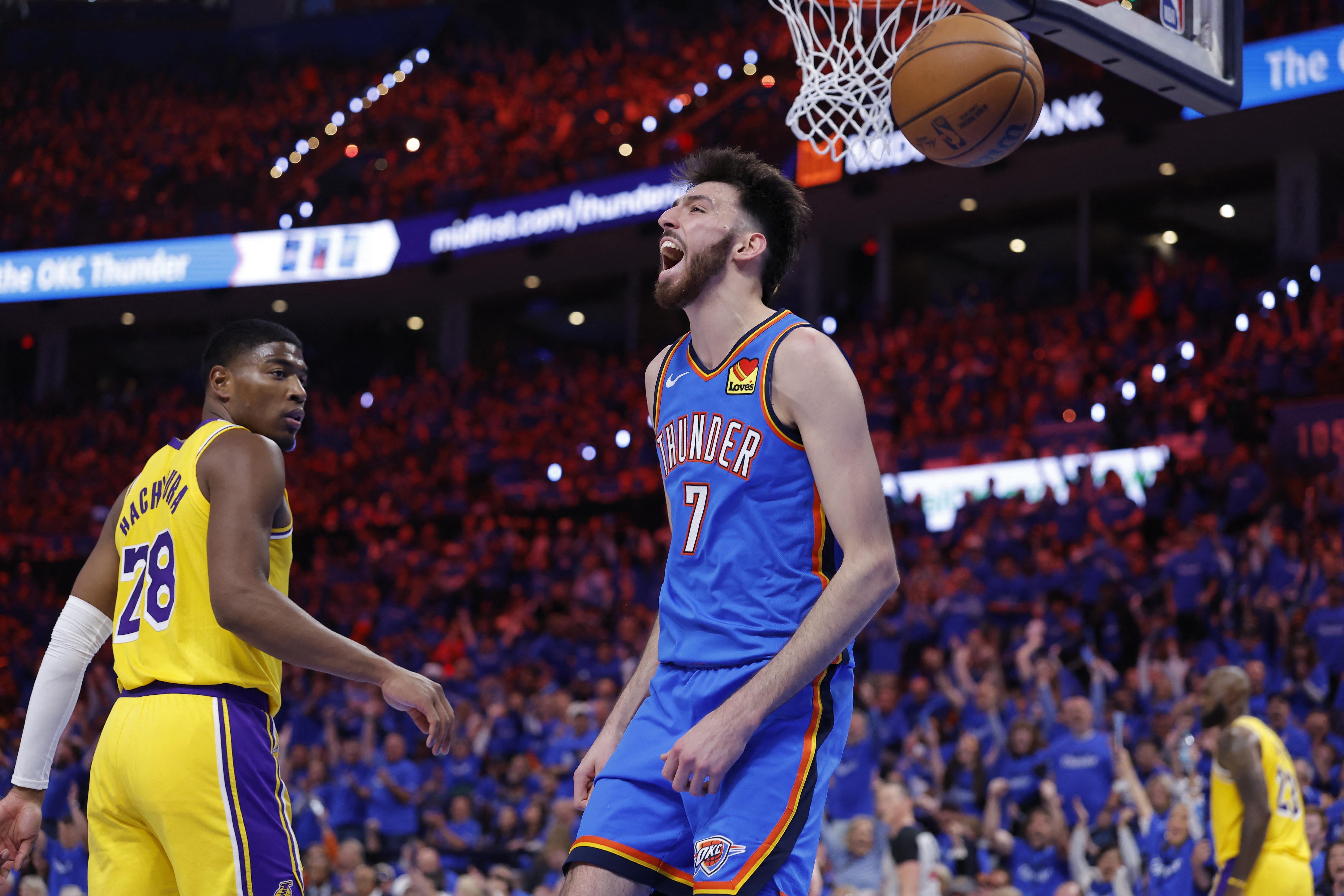 NBA: Chet Holmgren of the Oklahoma City Thunder