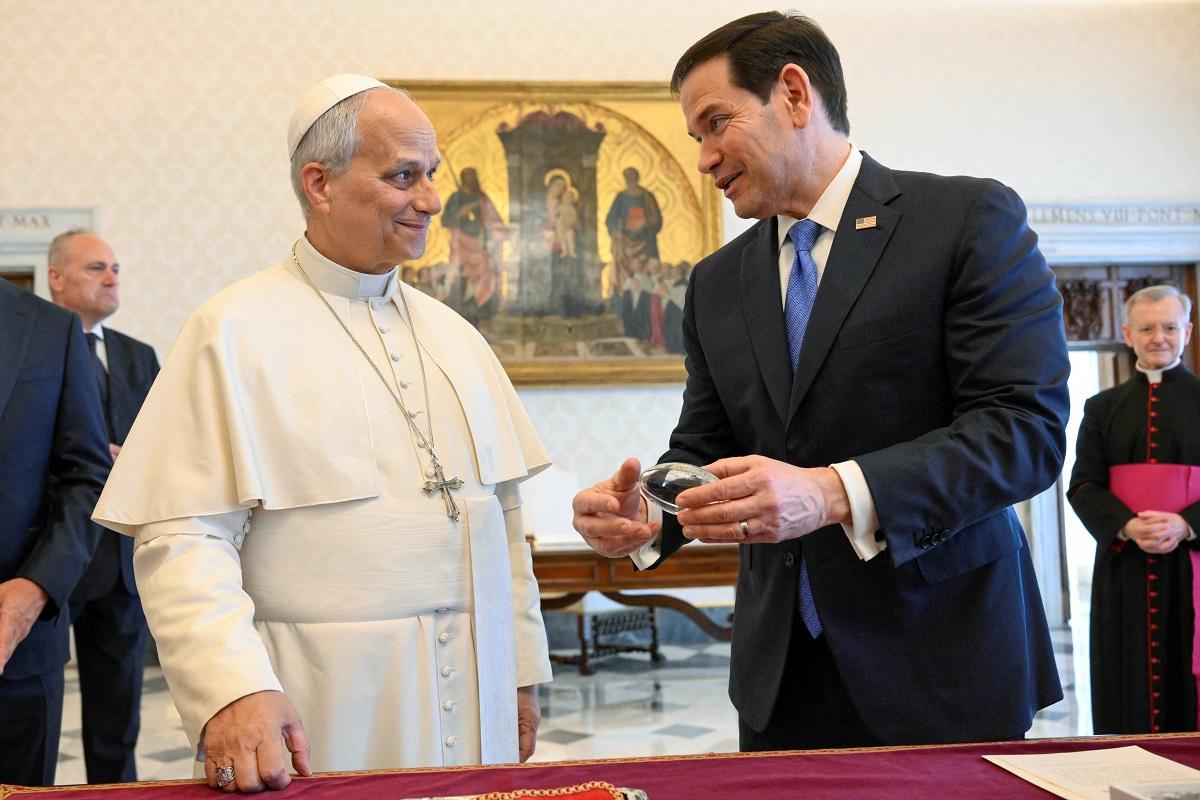 Rubio meets Pope Leo amid tensions with Trump