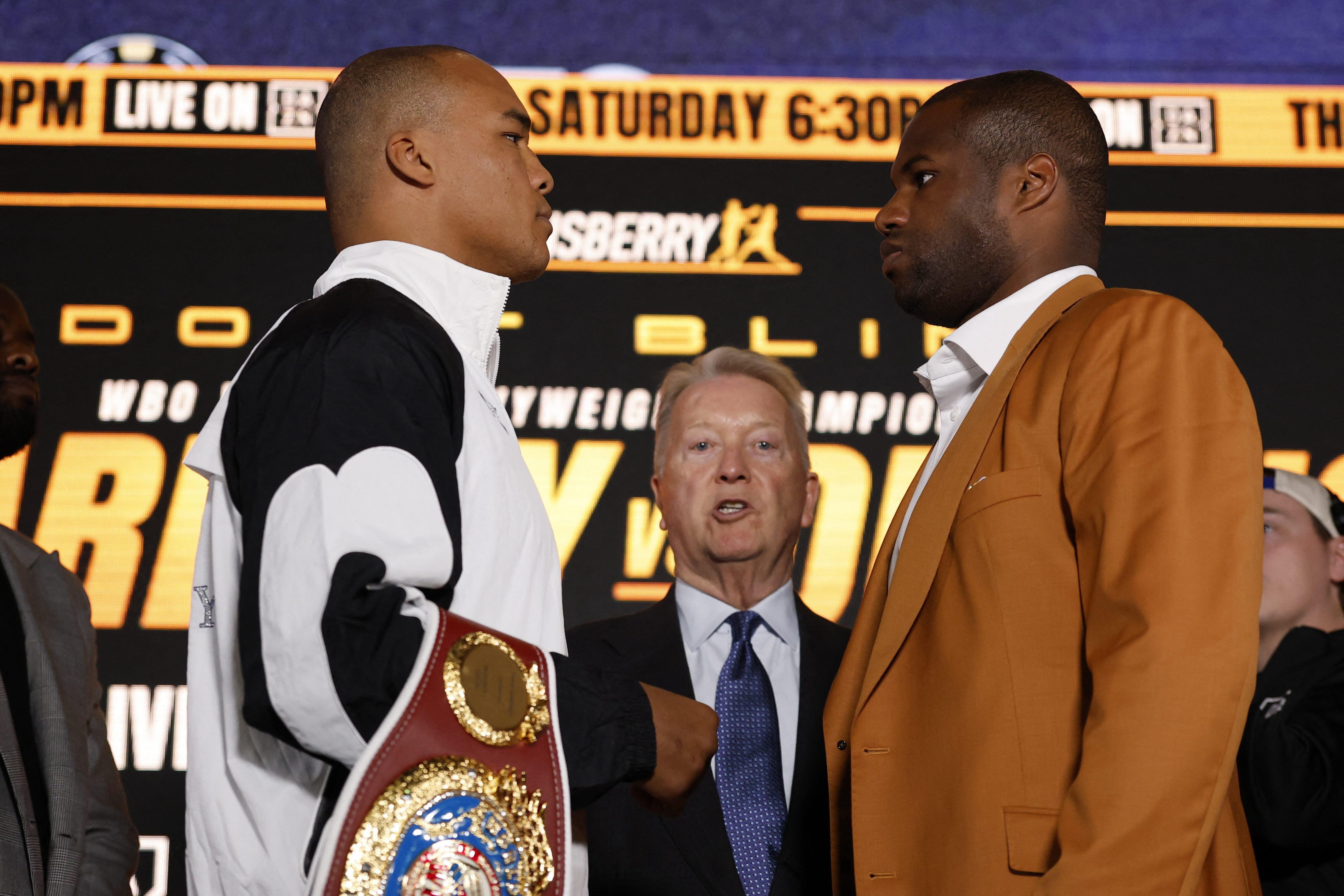 Daniel Dubois vows to take out 'trash' WBO heavyweight champion Fabio Wardley