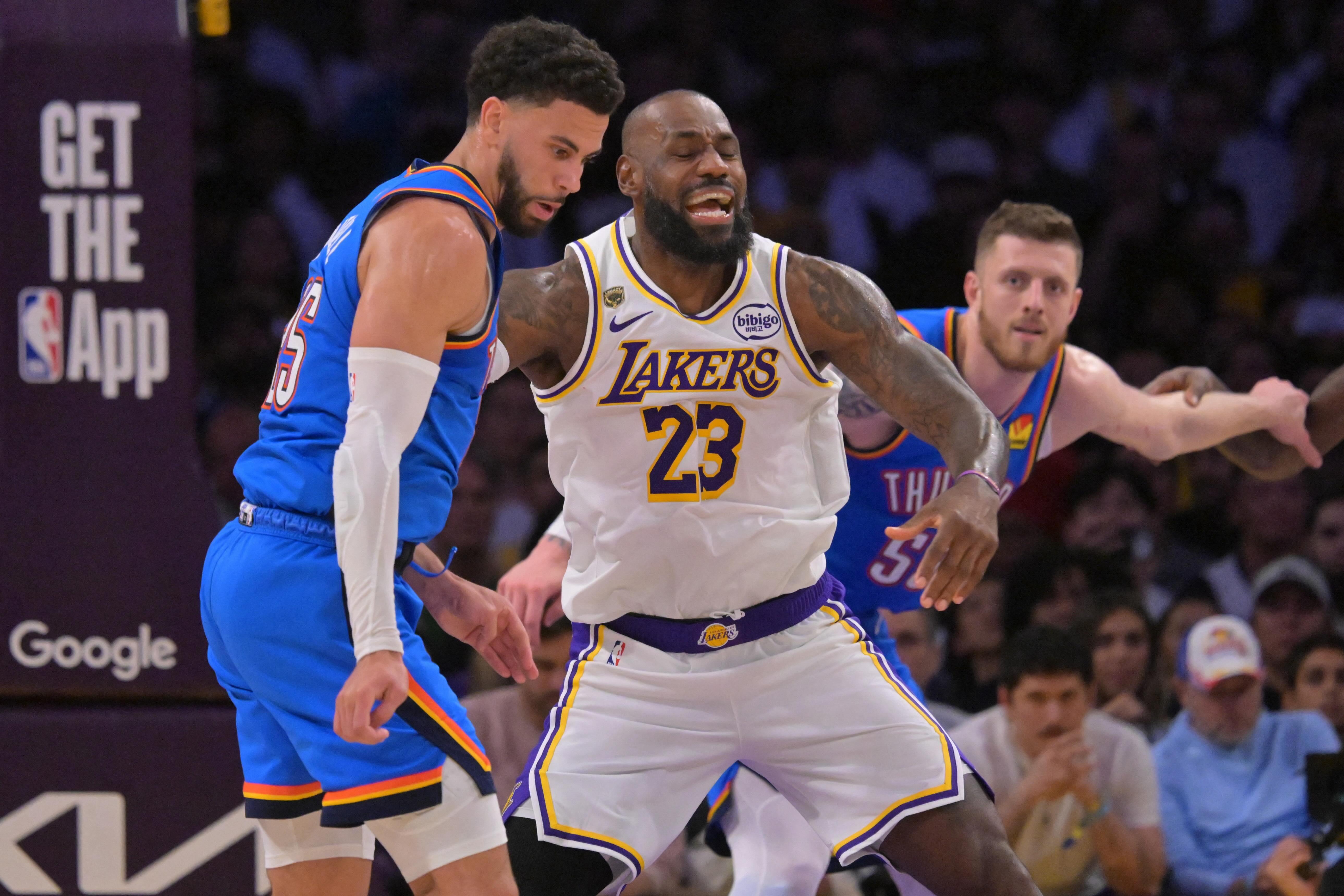 NBA: Thunder bury Lakers in second half to take 3-0 series lead