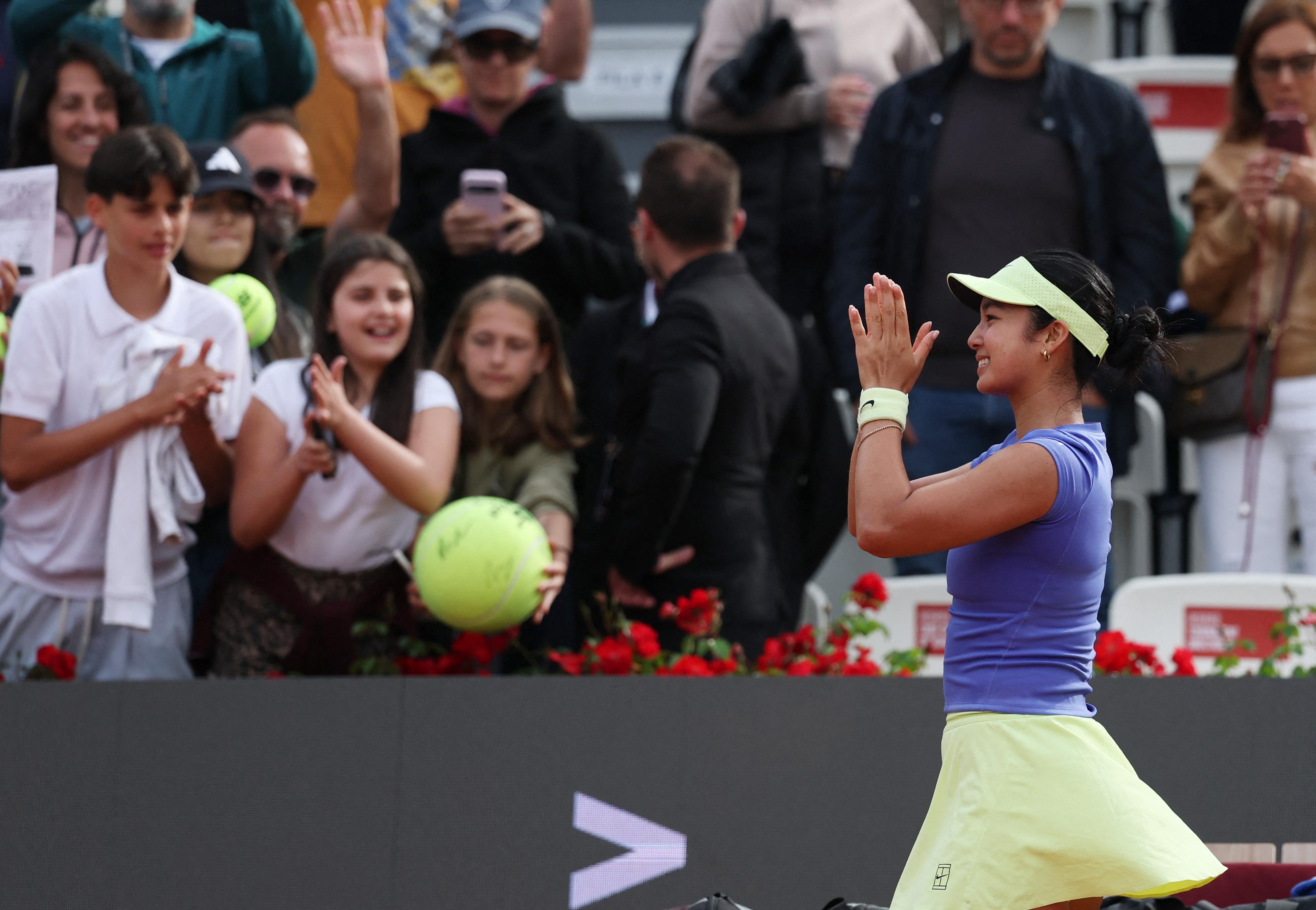 Alex Eala exits Italian Open after valiant stand vs. world No. 2 Elena Rybakina
