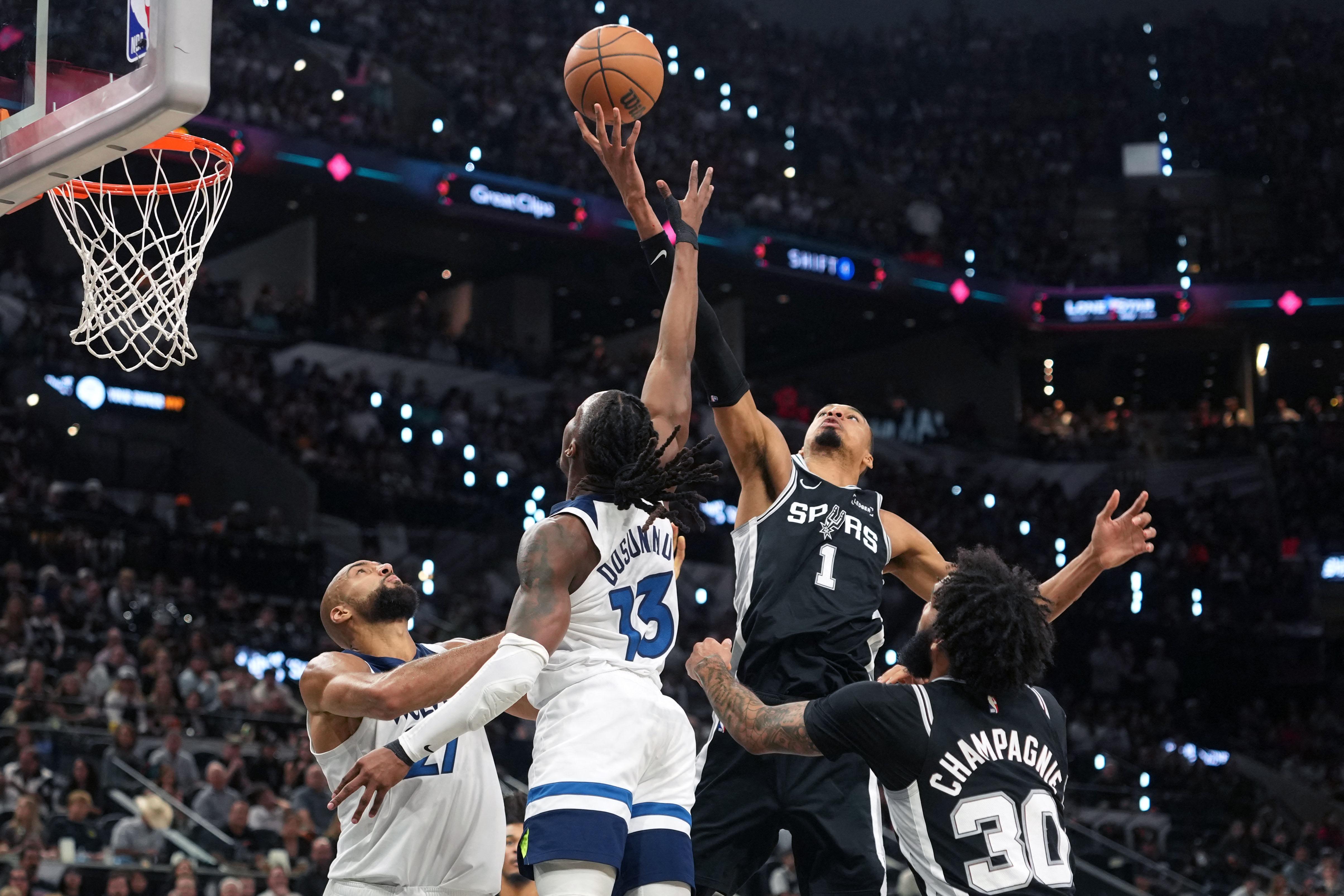NBA: Victor Wembanyama of the San Antonio Spurs
