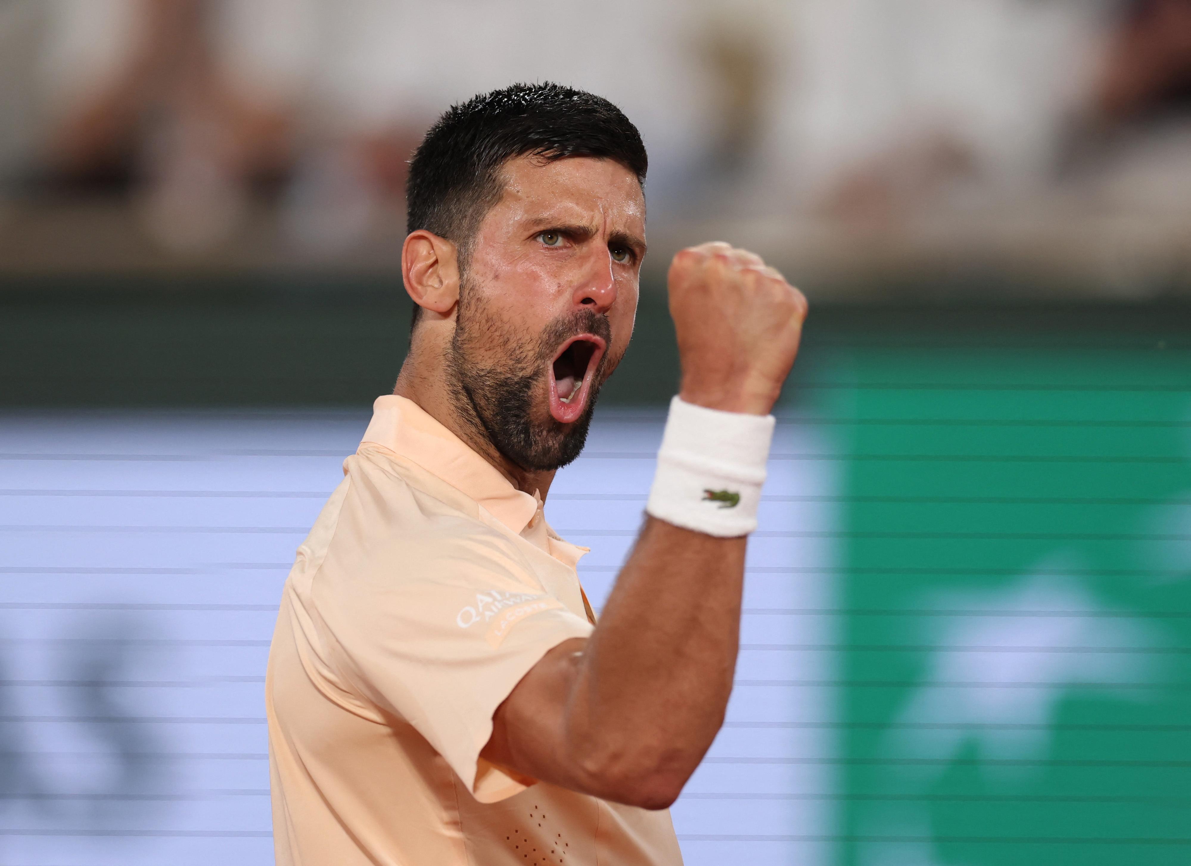 Djokovic, Zverev off to winning starts at French Open but Fritz out