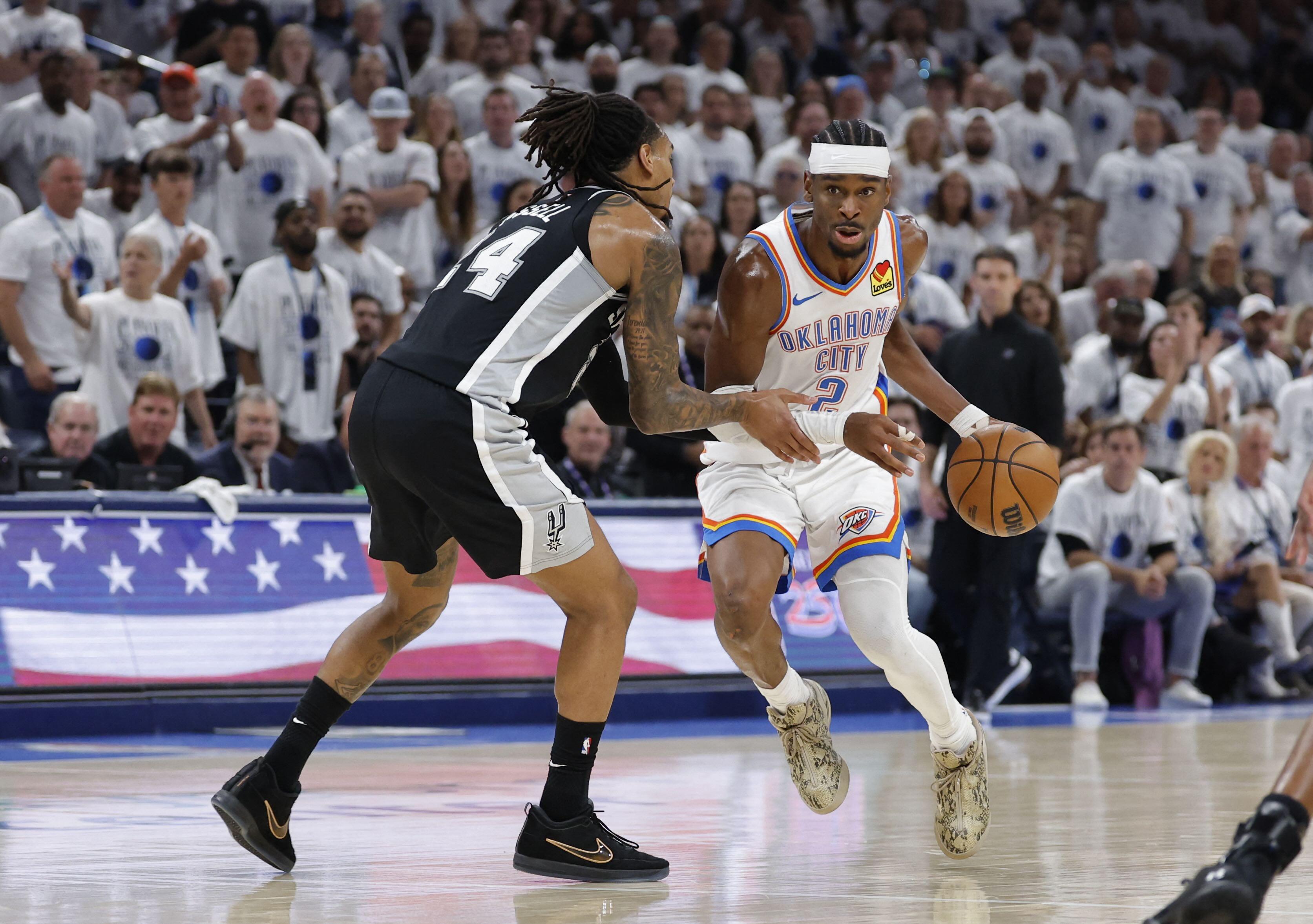NBA: Shai Gilgeous-Alexander pushes Thunder past Spurs for 3-2 edge