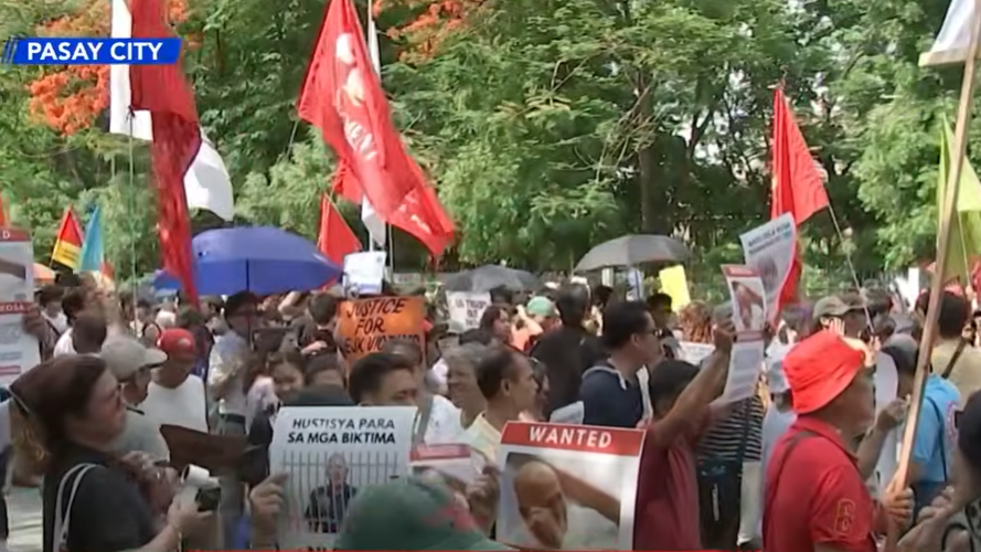Groups rally for Sara Duterte's impeachment, Bato Dela Rosa's arrest