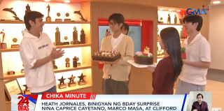 Heath Jornales gets birthday surprise from Caprice Cayetano, Marco Masa, Clifford 