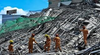 Angeles City building collapse search continues 24/7; motorcycle, cash box among items found
