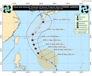 Domeng now a severe tropical storm