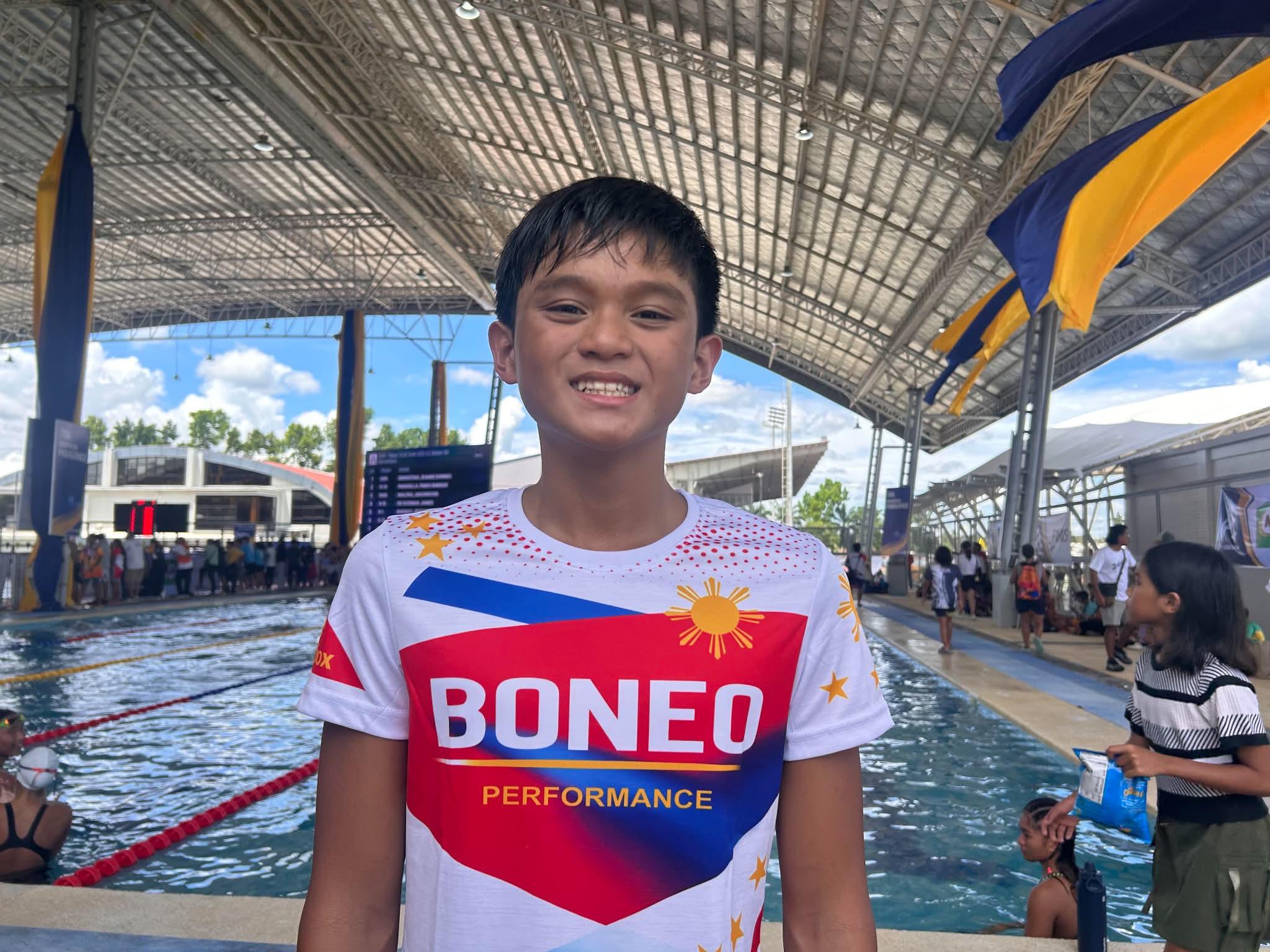 Charles Boneo shatters 26-year-old Palarong Pambansa record in 50m butterfly gold-medal win