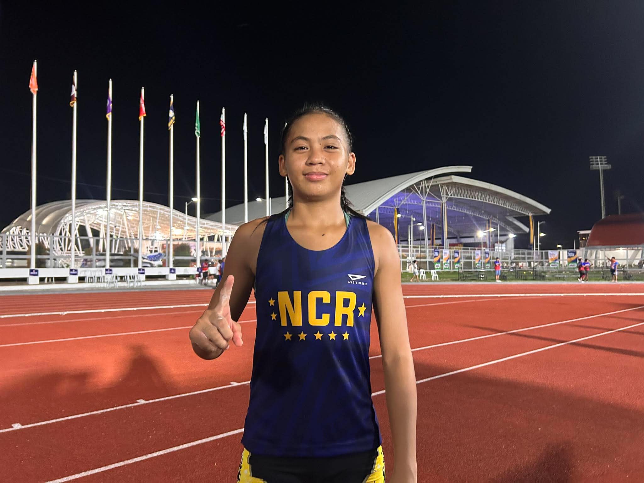 Palarong Pambansa sprint queen Franceine Rosario completes back-to-back pole vault gold