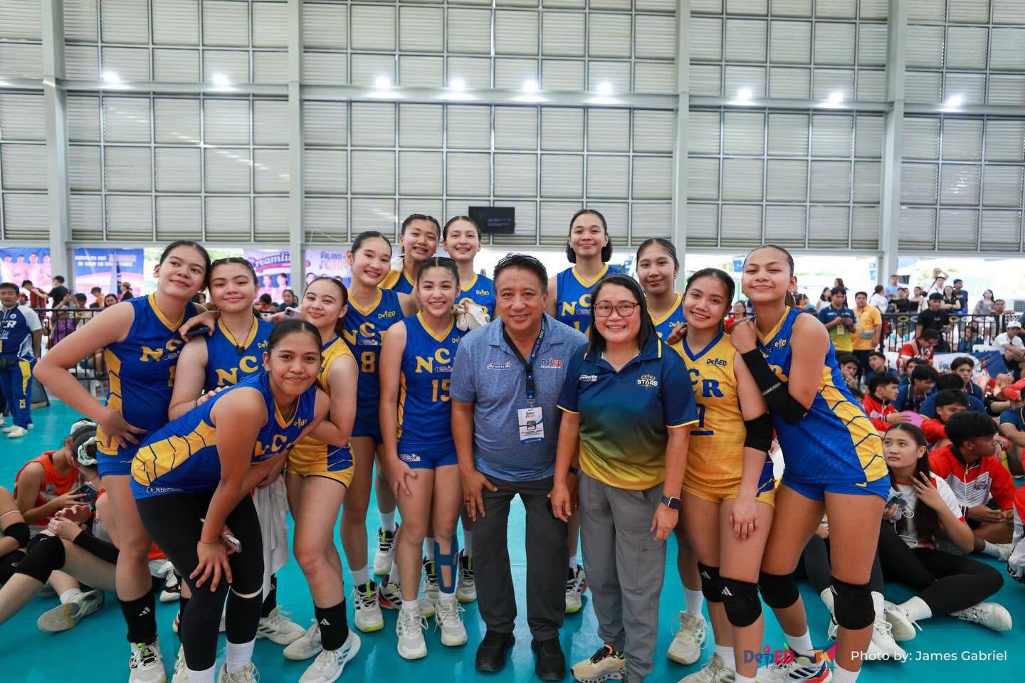 NCR reasserts mastery vs. Bacolod to retain Palarong Pambansa HS volleyball title 