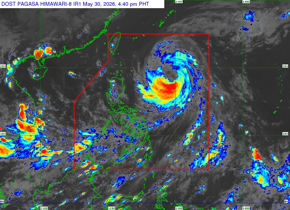 Domeng intensifies into a typhoon