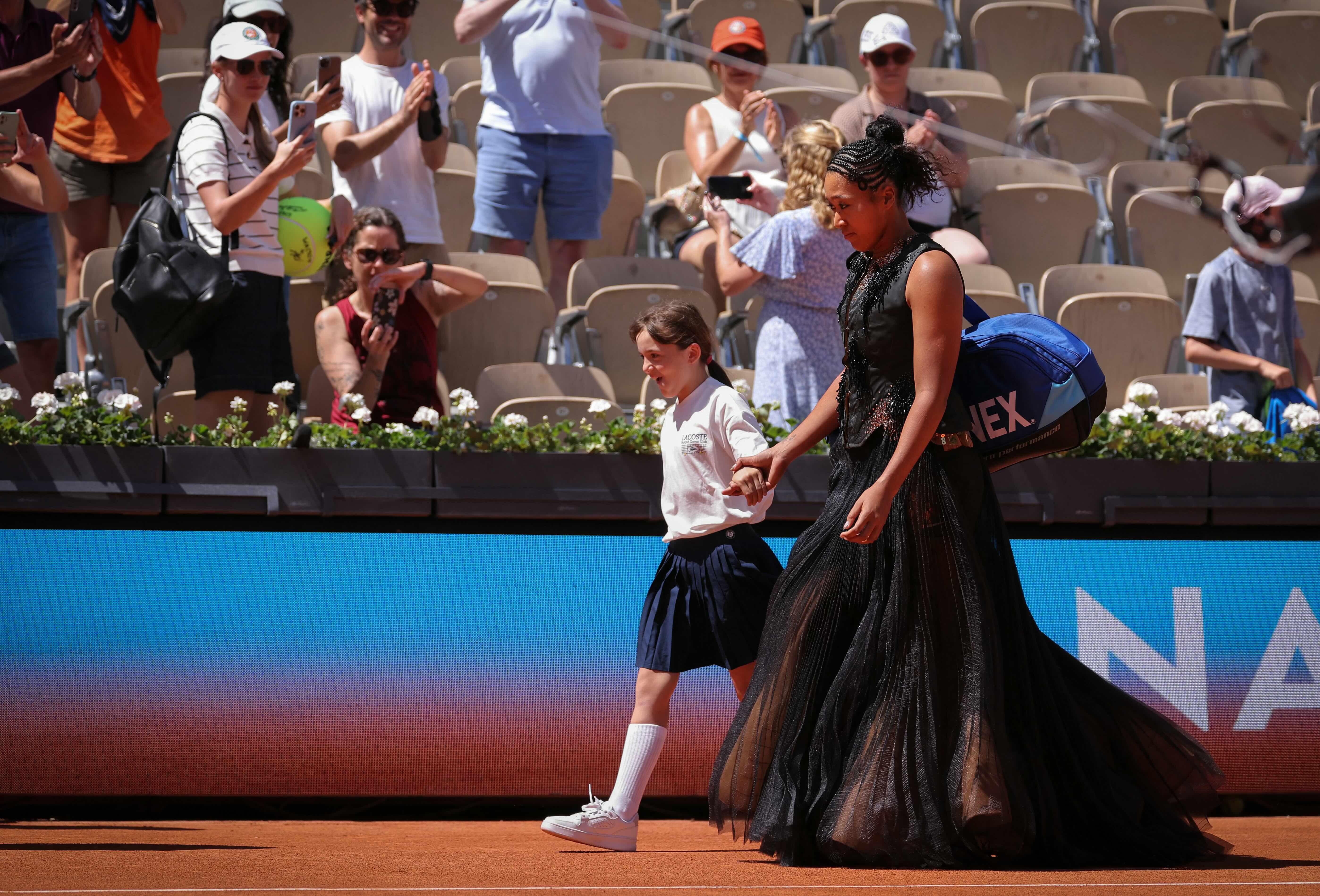 French Open: Naomi Osaka embracing role as entertainer after another grand walk-on