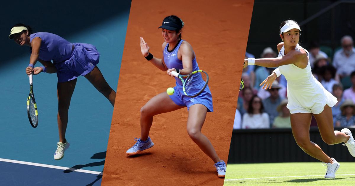 Alex Eala on hard court, clay court, and grass court