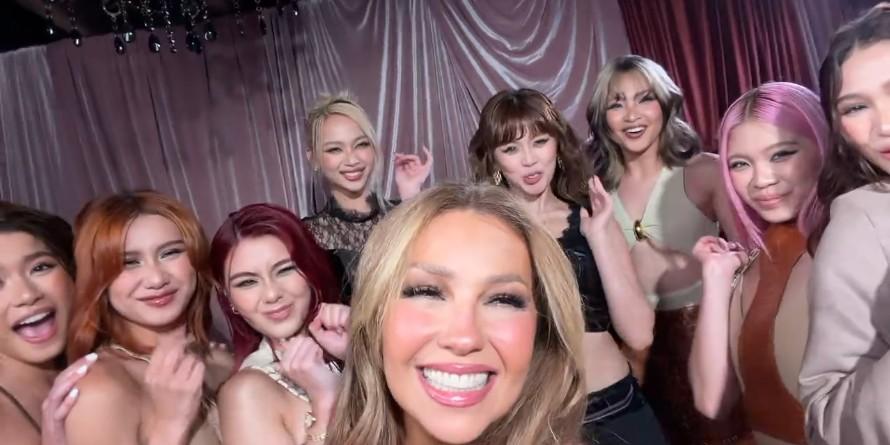 BINI meets Mexican singer Thalia