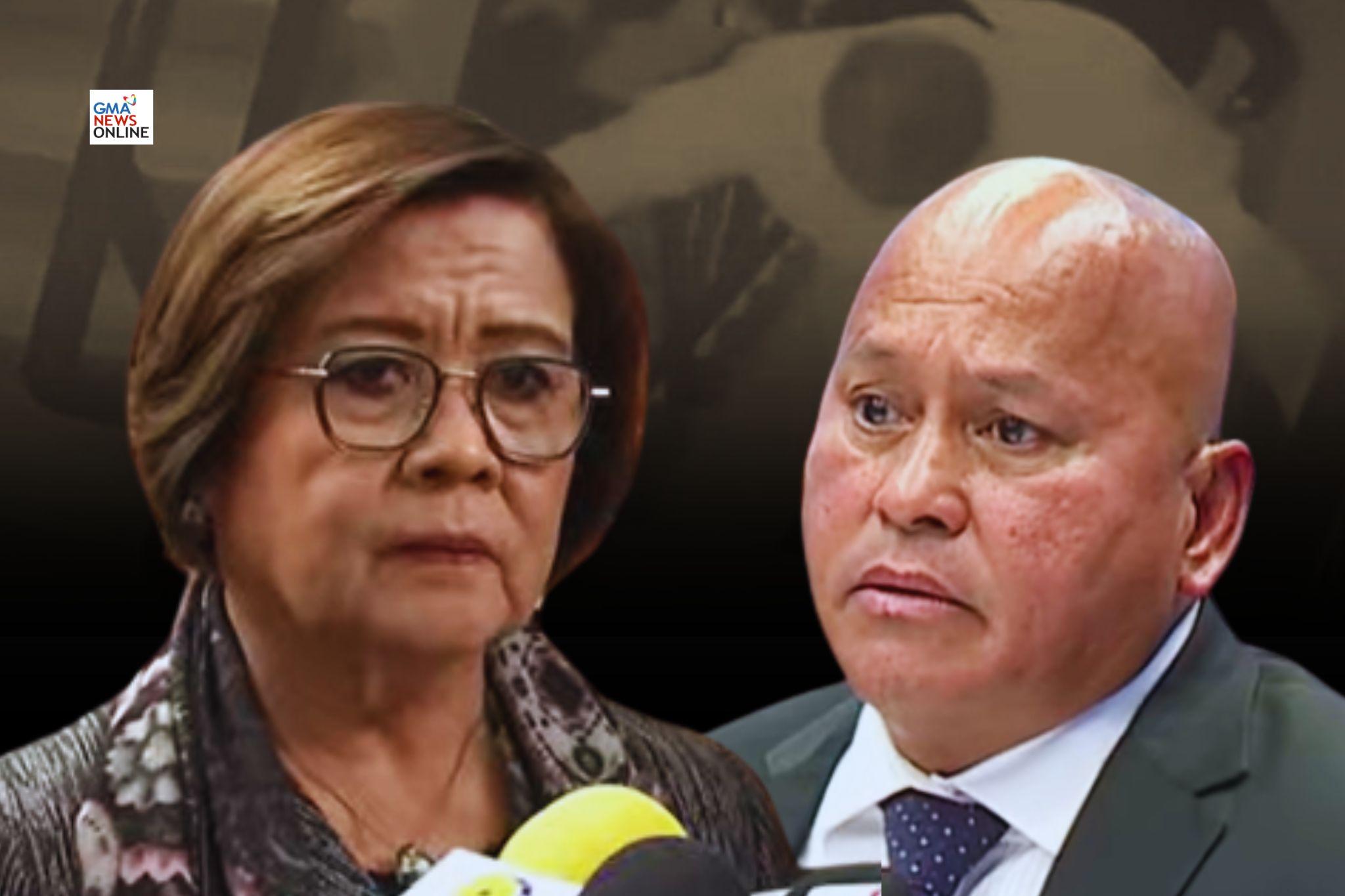 De Lima reacts to video of Bato dela Rosa running inside Senate