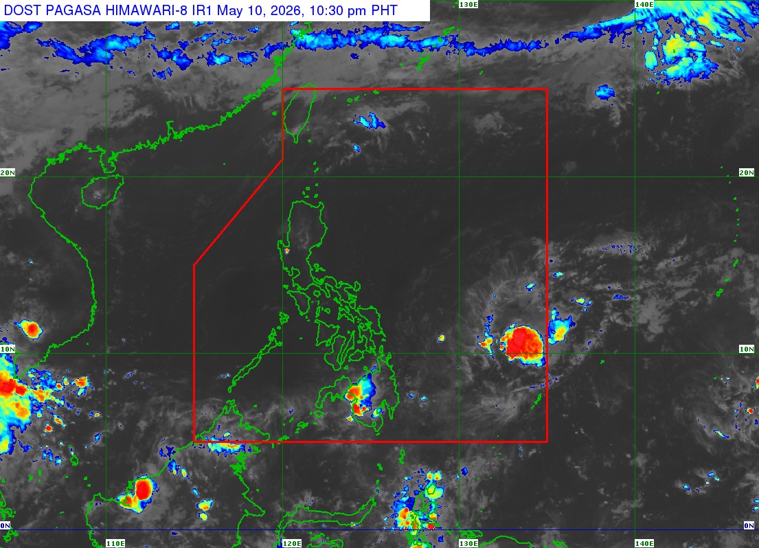 Caloy maintains strength over PH Sea, far from landmass