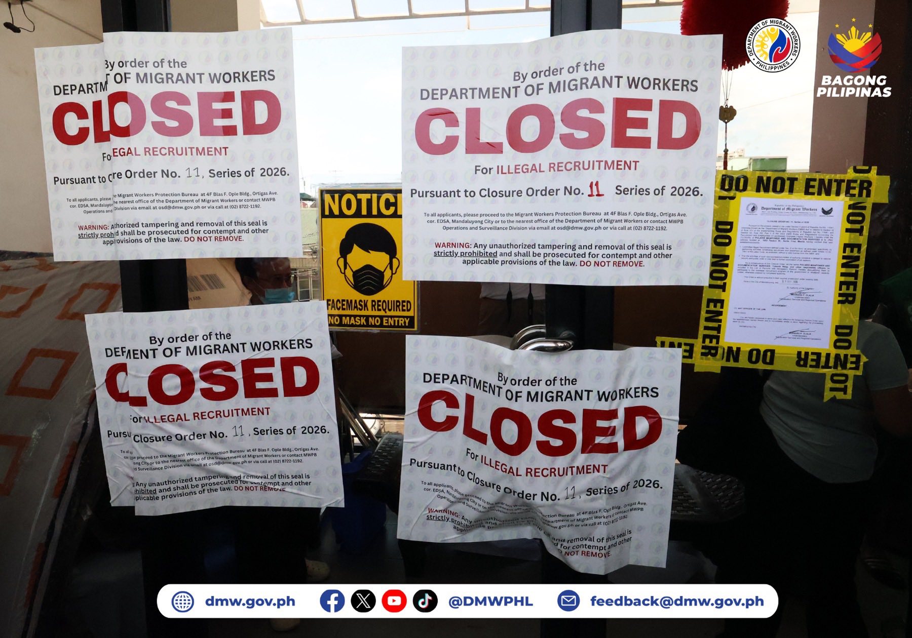 DMW shuts down Manila manpower firm for alleged illegal recruitment