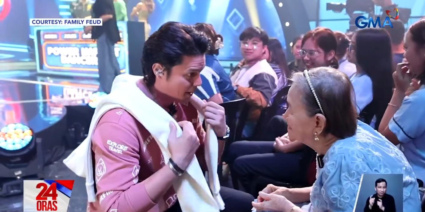 Dingdong Dantes meets 91-year-old fan on 'Family Feud'