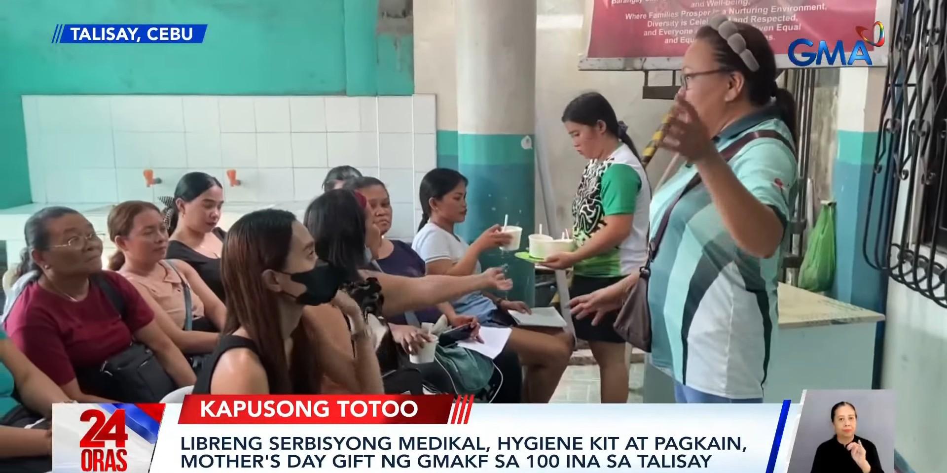 100 moms in Cebu receive free medical services from GMA Kapuso Foundation for Mother's Day