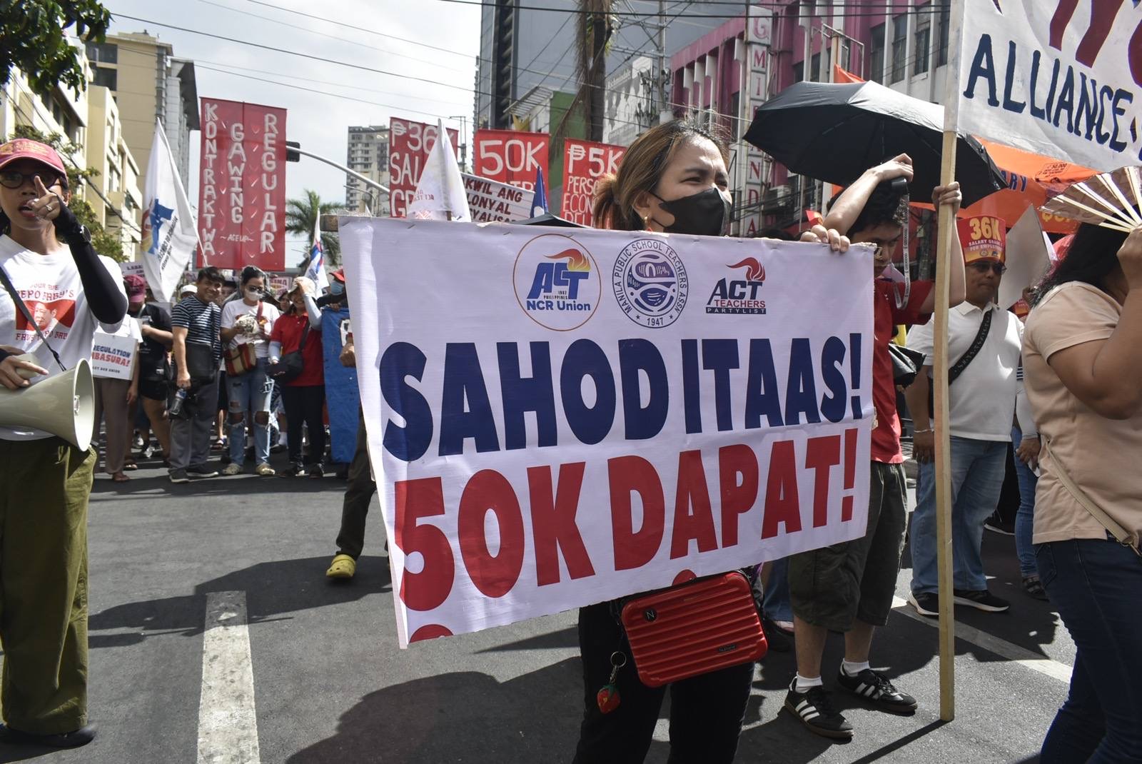 Teachers join Labor Day protests, press Marcos gov't on wages, workers' rights