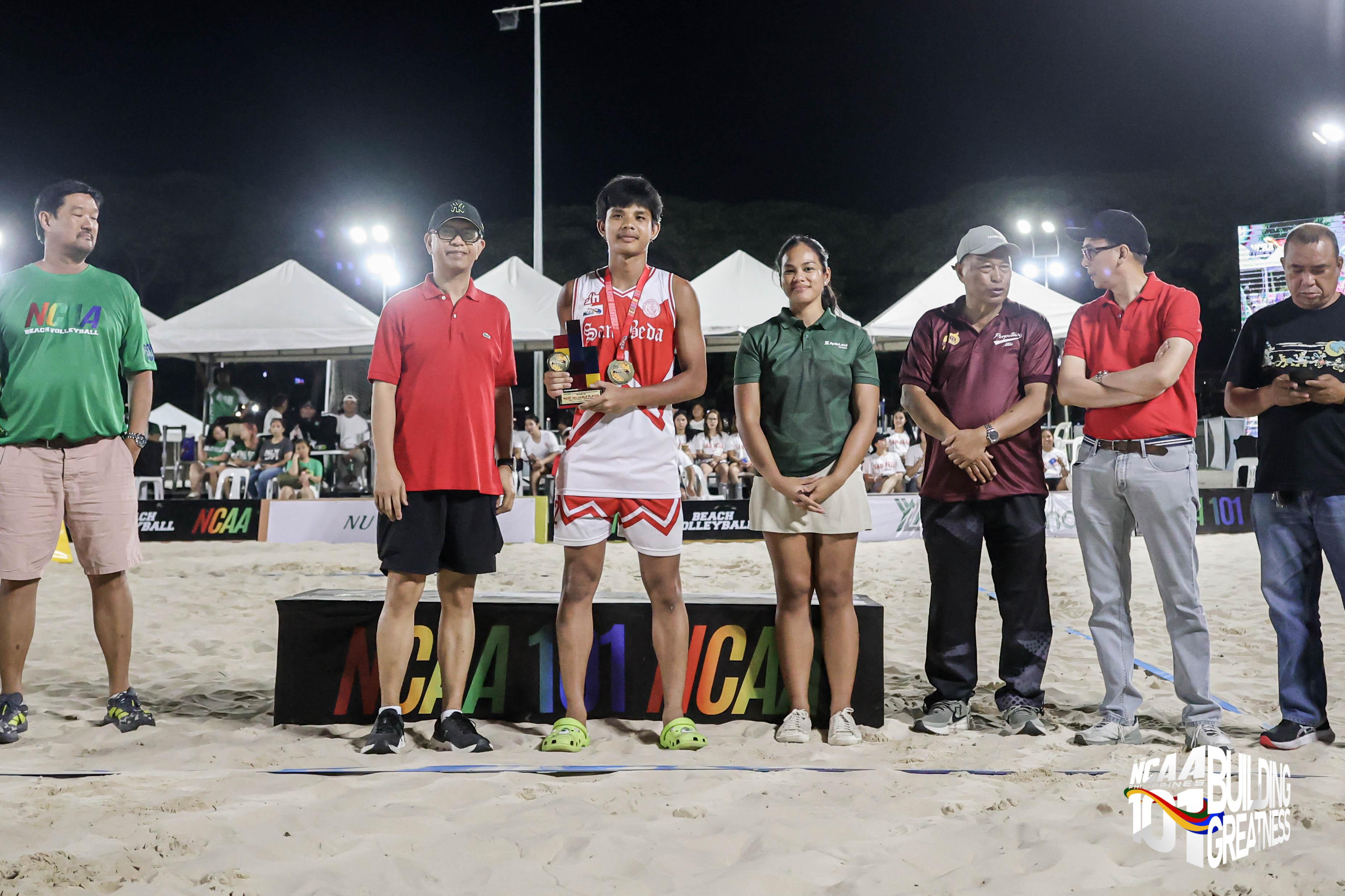 NCAA 101 beach volleyball San Beda Red Spikers