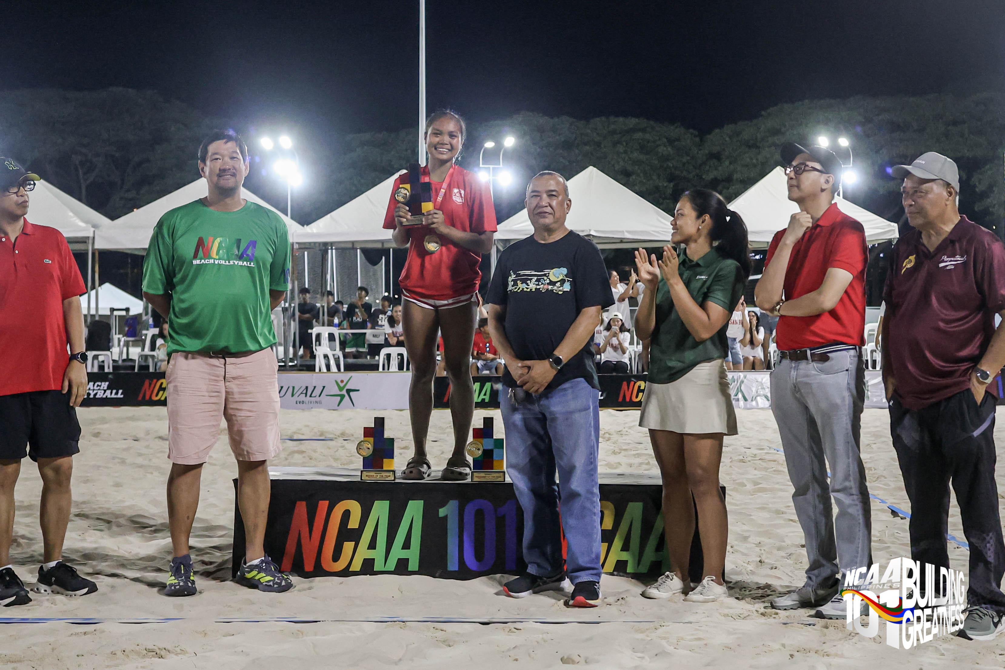 NCAA 101 beach volleyball San Beda Lady Red Spikers