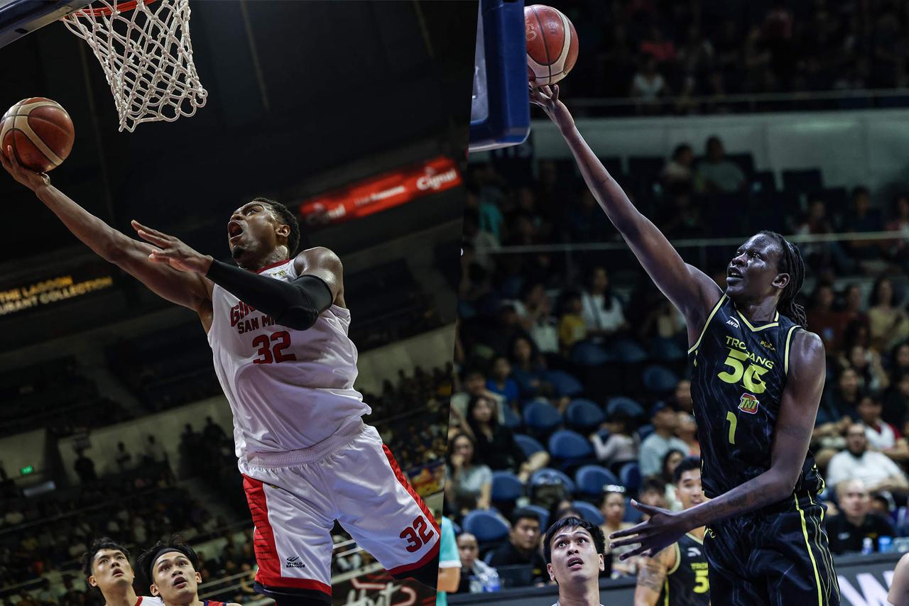 PBA: Ginebra’s Justin Brownlee and TNT’s Bol Bol