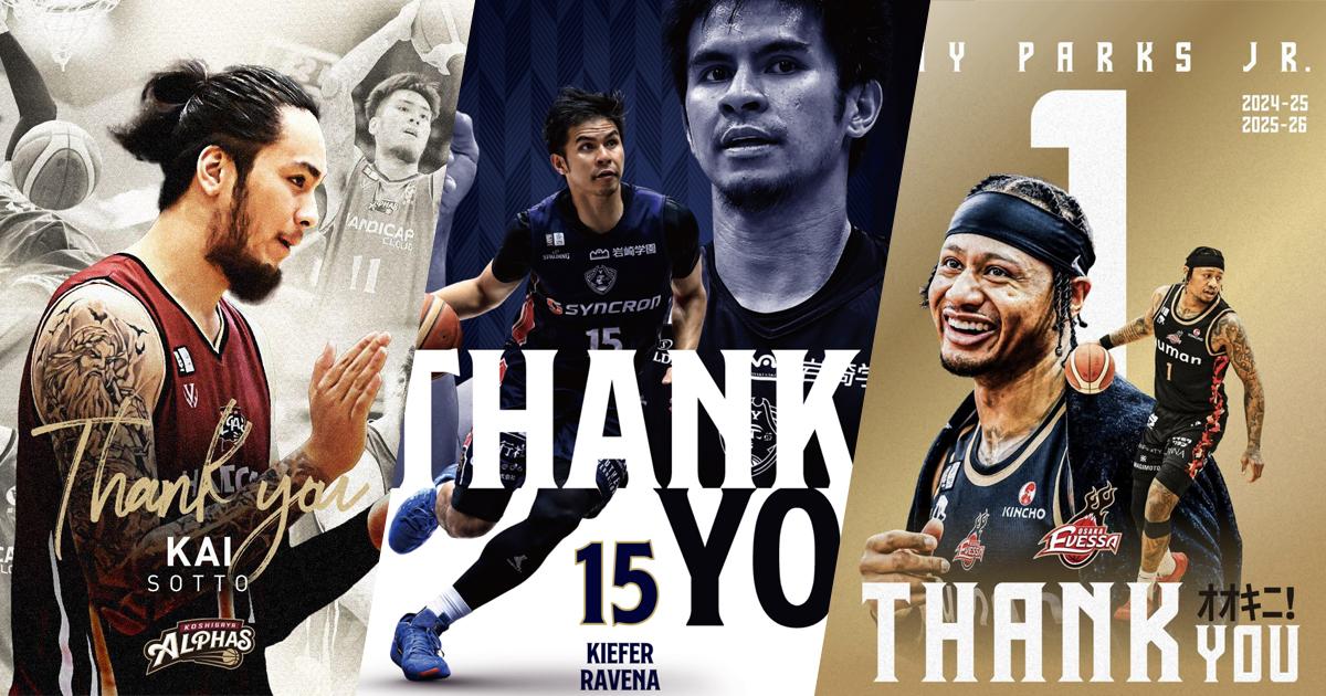 B.League: Kai Sotto Kiefer Ravena Ray Parks 