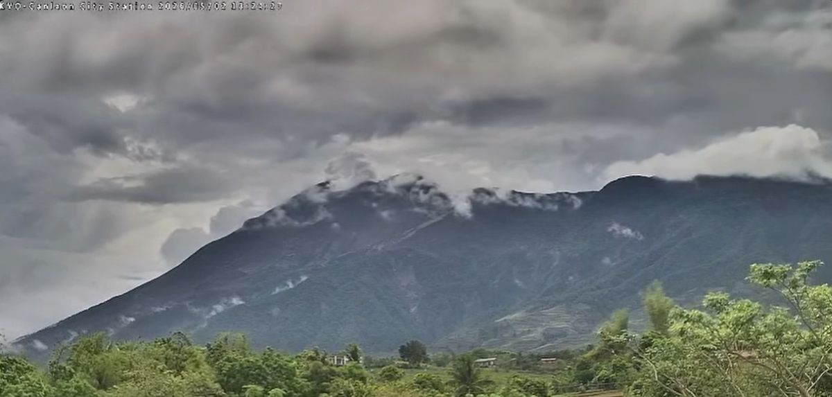 Kanlaon Volcano on Negros Island 
