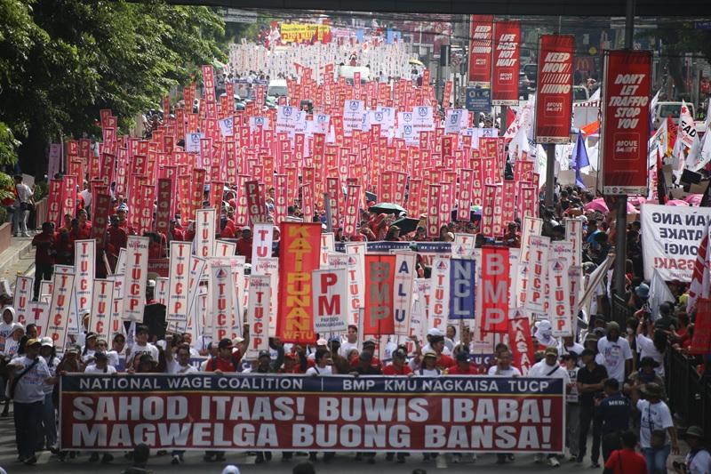 PNP: Labor Day 2026 protests peaceful so far