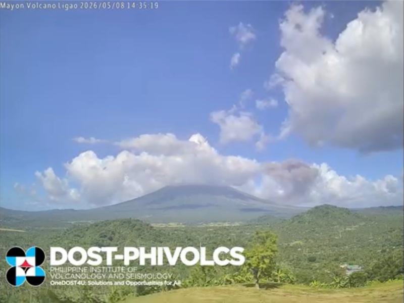 Lava flow collapse-fed PDC observed on Mayon Volcano — PHIVOLCS